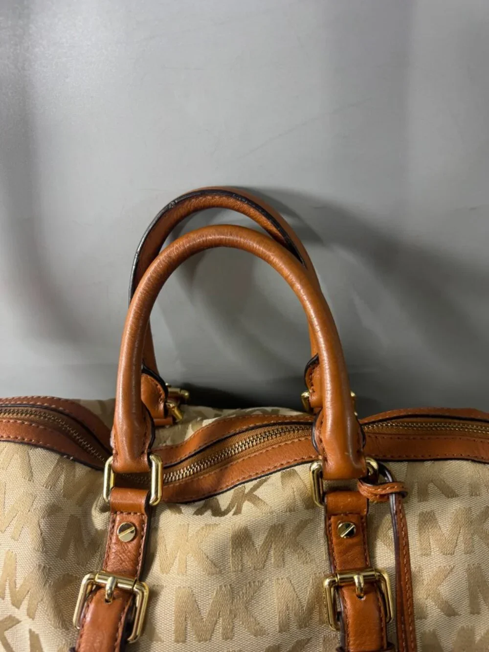 Michael Michael Kors Brown Bedford Satchel /Shoulder Bag